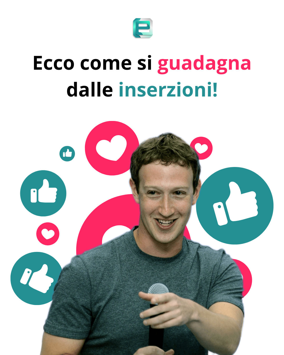 Mark Zuckerberg su come si guadagna dalle inserzioni